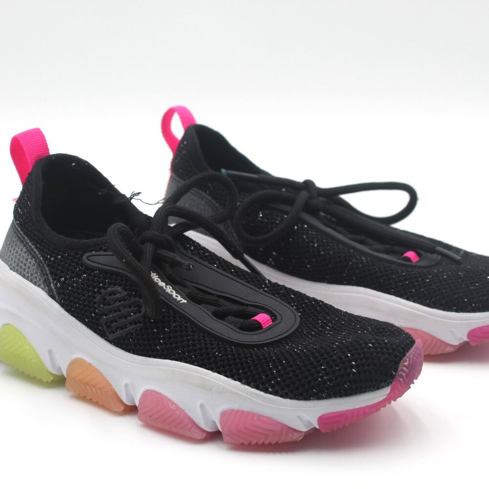 Justice Sport Big Girls Fashion Athletic Sneakers Shoes Size 1 Colorful Sole